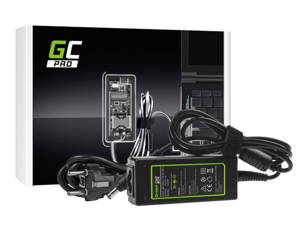 Green Cell AD19P, Kannettava tietokone, Sisätila, 40 W, 19 V, 2,1 A, Ylijännite, Oikosulku