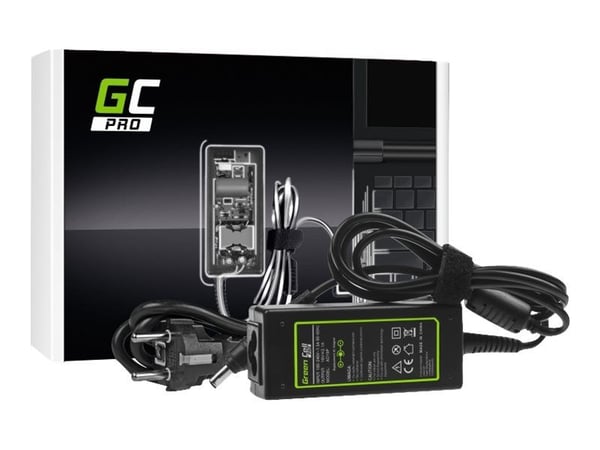 Green Cell AD19P, Kannettava tietokone, Sisätila, 40 W, 19 V, 2,1 A, Ylijännite, Oikosulku