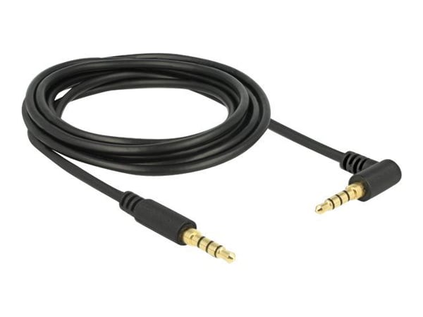 DeLOCK 85616, 3.5mm, Uros, 3.5mm, Uros, 3 m, Musta