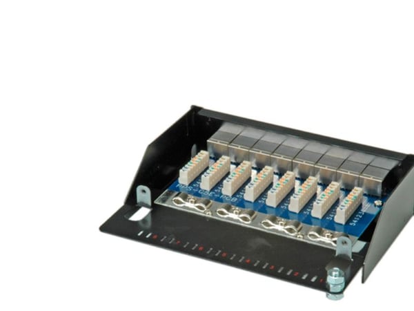 ROLINE 26.11.0310, Cat5e, 1U, Sort, Metall, 14 cm, Aceton