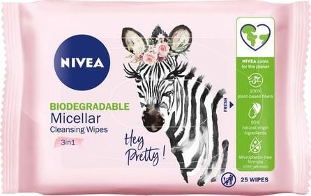 NIVEA_MicellAir Skin Breathe face and eye makeup remover wipes 3-in-1 all skin types 25 pieces