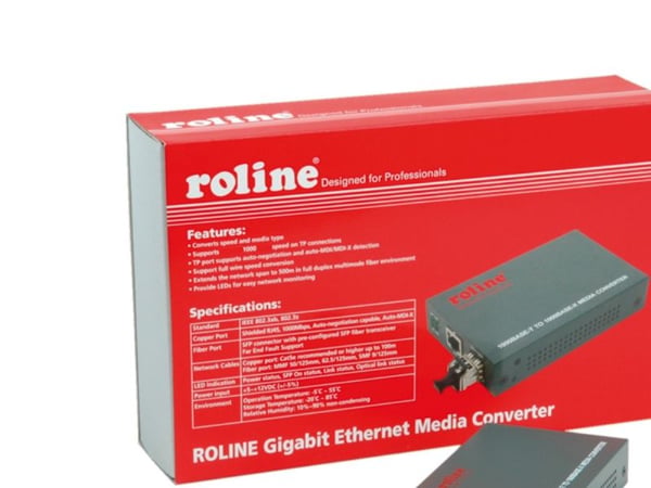 ROLINE Gigabit Converter, inkl. Mini GBIC, RJ45 til LC