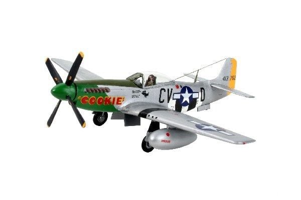 Revell P-51D Mustang, Fastvinget flymodell, Monteringssæt, 1:72, Nordamerikansk P-51 Mustang, Plast, Andre verdenskrig