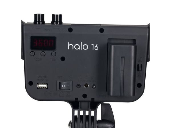 Nanlite Halo 16, LED, Hvit, 487 lx, 3200 K, 5600 K, Sort