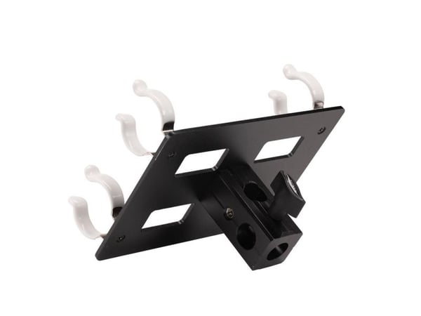 Nanlite Pavotube Double Bank 2 T12 LED, Montering Sett, Stolpe, Svart, 160 mm, 150 mm, 399 mm