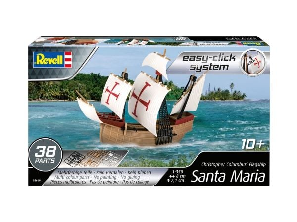 Revell 05660 Santa Maria seilskip 1:350 Easy-Click-modell