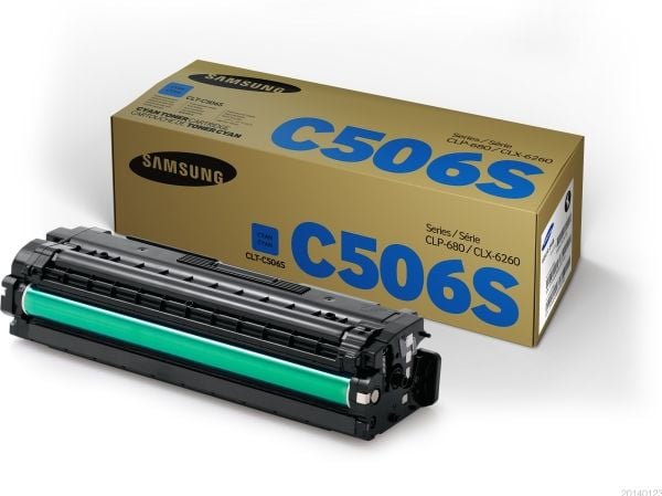 Samsung CLT-C506S alkuperäinen syaani värikasetti, 1500 sivua, Syaani, 1 kpl