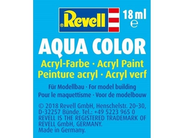 Revell Aqua Color, Harmaa, Akryylimaali, Nestemäinen, 18 ml, 1 kpl