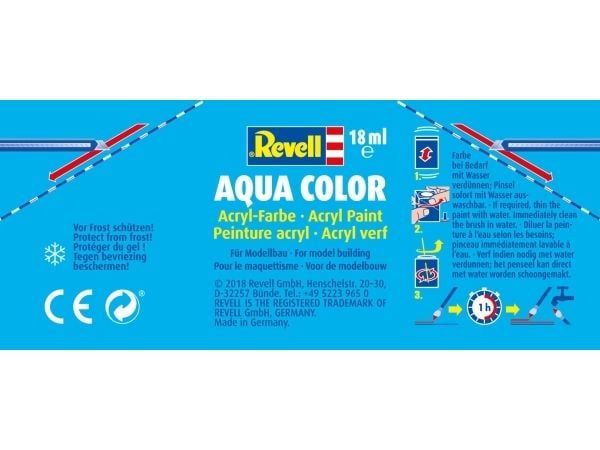 Revell Aqua Color, Harmaa, Akryylimaali, Nestemäinen, 18 ml, 1 kpl