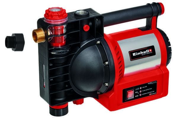 Einhell GE-GP 1246 N FS, 1200 W, AC, 5 stang, 4600 l/t, Sort, Rød
