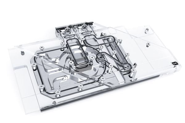 Alphacool Eisblock Aurora Acryl GPX-A, Vannblokk + kjøleribbe, Sort, Gjennomsiktig, ASUS TUF Gaming Radeon RX 6900 XT OC ASUS ROG Strix Radeon RX 6...