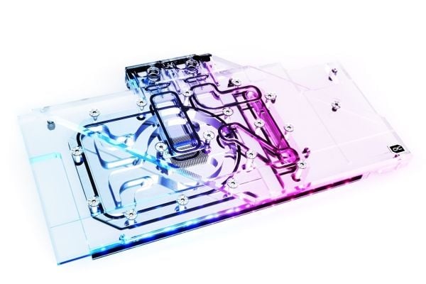 Alphacool Eisblock Aurora Acryl GPX-A, Vannblokk + kjøleribbe, Sort, Gjennomsiktig, ASUS TUF Gaming Radeon RX 6900 XT OC ASUS ROG Strix Radeon RX 6...