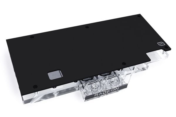 Alphacool Eisblock Aurora Acryl GPX-A, Vannblokk + kjøleribbe, Sort, Gjennomsiktig, ASUS TUF Gaming Radeon RX 6900 XT OC ASUS ROG Strix Radeon RX 6...