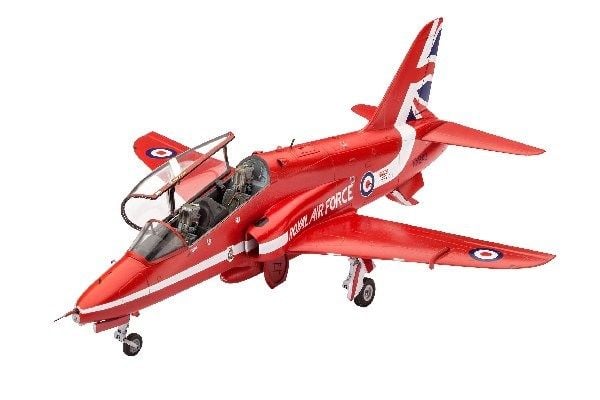 Revell BAe Hawk T.1 Red Arrows, Flymodell med fastvinge, Monteringssett, 1:72, BAe Hawk T.1 Red Arrows, Alle kjønn, Plast