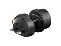 Microconnect PETRAVEL1, Tyyppi F, Tyyppi F, 230 V, Musta, Uros/naaras, 38 g