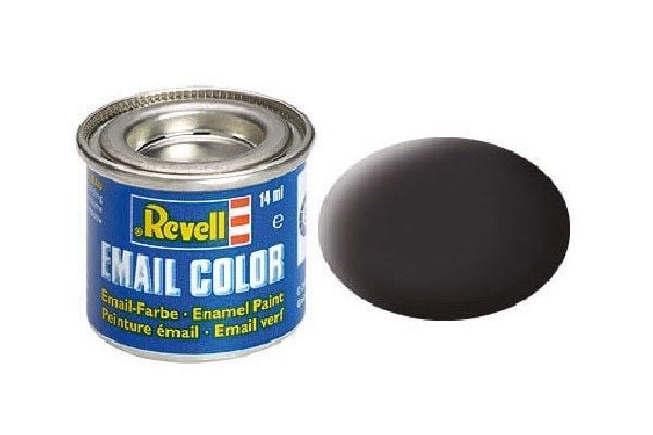 Emalje 14 ml. tar black, matt