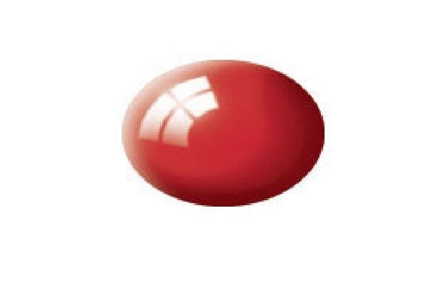 Glansfull Fiery Red (RAL 3000) Aqua Color akrylmaling 18 ml