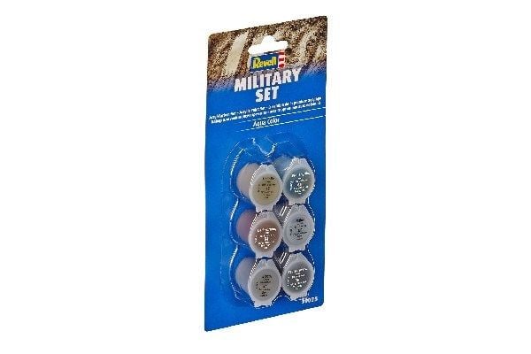 Militærkjøretøysett akryl aqua-farge 6x5 ml