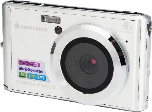 AgfaPhoto Compact Realishot DC5200, 21 MP, 5616 x 3744 piksler, CMOS, HD, Grå