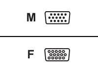 Roline - VGA-forlengelseskabel - HD-15 (VGA) (hann) til HD-15 (VGA) (hunn) - 10 m