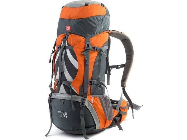 Naturehike vaellusreppu NH70B07-B 70 l + 5 l musta