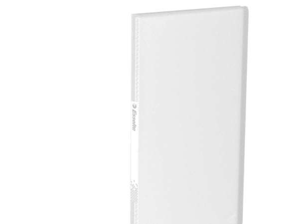 Esselte Vivida - Visningsbok - 20 utrymmen - för A4 (210 x 297 mm) - kapacitet: 40 ark - intensivt vit