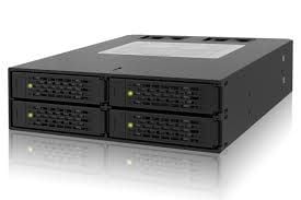 Cremax ICY Dock MB994SP-4S - Lagringsdrevhylse - 2.5" - fra 5,25" til 2,5" - svart