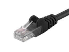 MicroConnect - Nettverkskabel - RJ-45 (hann) til RJ-45 (hann) - 25 m - UTP - CAT 5e - med støvel - svart