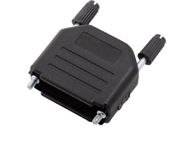encitech DPPK15-BK-K 6260-0101-02 D-Sub-pol 15 plast, metallisert 180° sort 1 stk