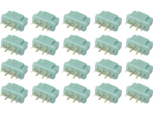 Reely RE-6799050 batterikontakt MPX forgylt (1 stk) (RE-6799050)