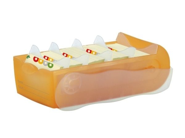 HAN CROCO A8, Plast, Polypropylen (PP), Oransje, Hvit, A8, 500 ark, 97 mm, 67 mm