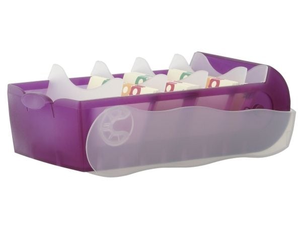 HAN CROCO A8, Plast, Polypropylen (PP), Lilac, Hvit, A8, 500 ark, 97 mm, 67 mm