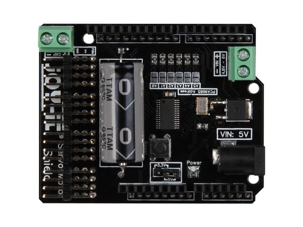 Joy-iT ARD-MOTO3, Motormodul, Arduino, Arduino, Sort, Gull, Grønn, Sølv, Hvit, 69 mm, 24 mm