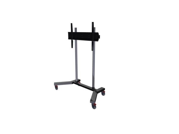 EDBAK TR18 - Vogn - for flatpanel - tralle - svart - skjermstørrelse: 60"-98"