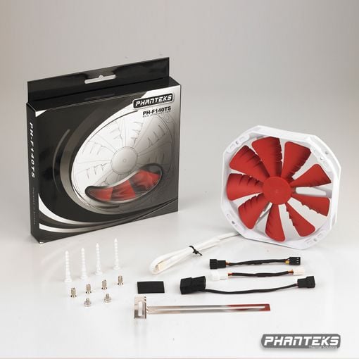 Phanteks PH-F140TS, Vifte, 14 cm, 750 RPM, 1200 RPM, 19 dB, 78,1 cfm