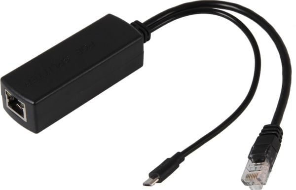 Joy-iT SBC-PoE-Power, Raskt Ethernet, 10,100 Mbit/s, 10/100, IEEE 802.3af, 100 m, 52 V
