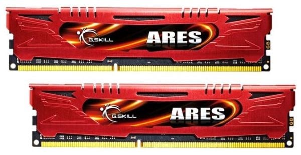 G.Skill ARES - DDR3 - sarja - 16 GB: 2 x 8 GB - DIMM 240-nastainen - 1600 MHz / PC3-12800 - CL9 - 1,5 V - puskuroimaton - ei-ECC - puskuroimaton