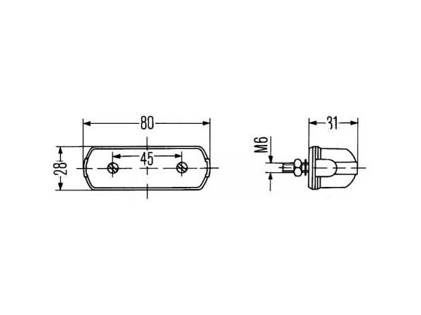 Hella 2KA 001 389-101, C5W, 12 - 24 V, Tyskland