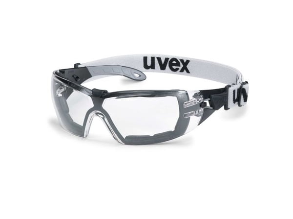 Uvex 9192180, Skyddsglasögon, Grå, Svart, Polykarbonat, 1 styck