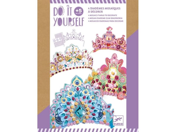 Djeco Tee se itse mosaiikit Prinsessan kruunut Djeco