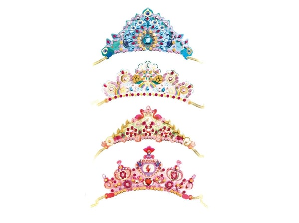 Djeco Tee se itse mosaiikit Prinsessan kruunut Djeco
