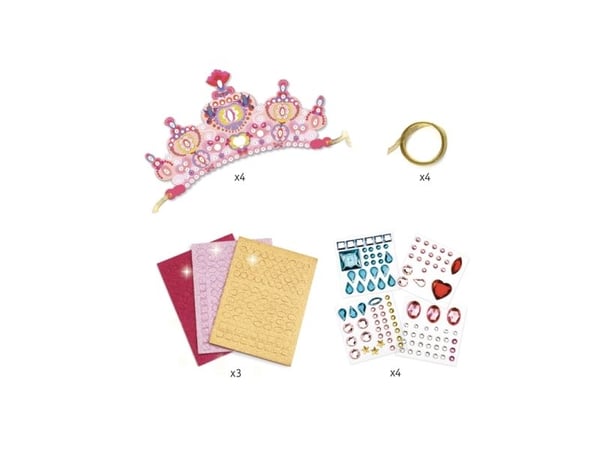 Djeco Tee se itse mosaiikit Prinsessan kruunut Djeco