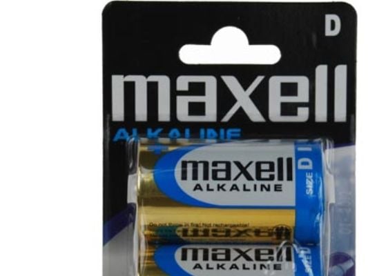 Maxell Alkaline Ace, Engångsbatteri