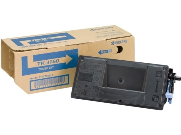 Kyocera TK 3160 - Sort - original - tonerpatron - for ECOSYS M3145, M3645, M3860, P3045, P3050, P3055, P3060, P3145, P3150, P3260