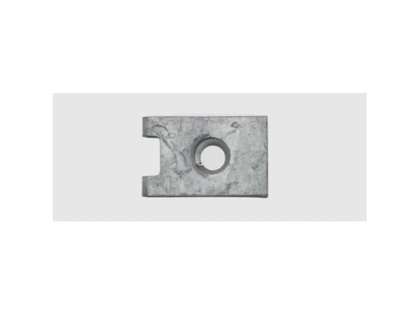 SWG 500 115 77 25 Litteät mutterit 5,6 mm Jousiteräs sinkitty 100 kpl