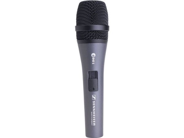 Sennheiser e 845 S, Scene/opptreden, 40 - 16000 Hz, 350 O, 1,8 mV/Pa, 1000 O, Superkardioide