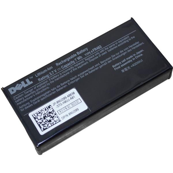 Dell - Batteribackupenhet for RAID-kontroller - litiumion - 1-celles - 7 Wh - oppusset - for PowerEdge 1900, 1950, 2950