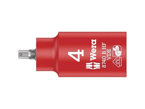 Wera Werk 05004900001 hylsebits 4 mm 1 stk 3/8
