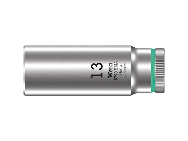 Wera 8790 HMB, Uttag, 3/8", Metrisk, 1 huvuden, 13 mm, Kromvanadinstål