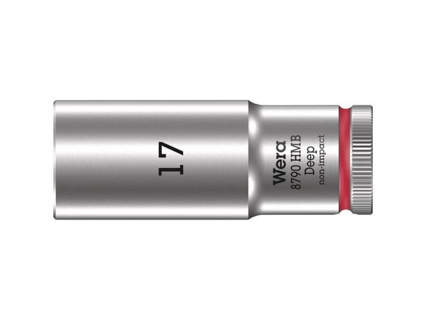 Wera 05004539001 Pistolnøkkelinnsats 17 mm 1 stk. 3/8